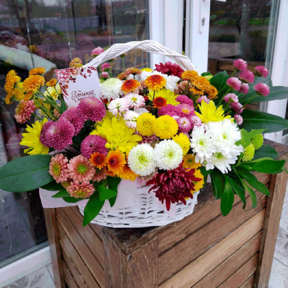 Композиция в корзине &quot;Чудесное мгновение&quot; в Старом Крыму