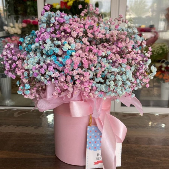 Гипсофила в розовой коробке  в Старом Крыму