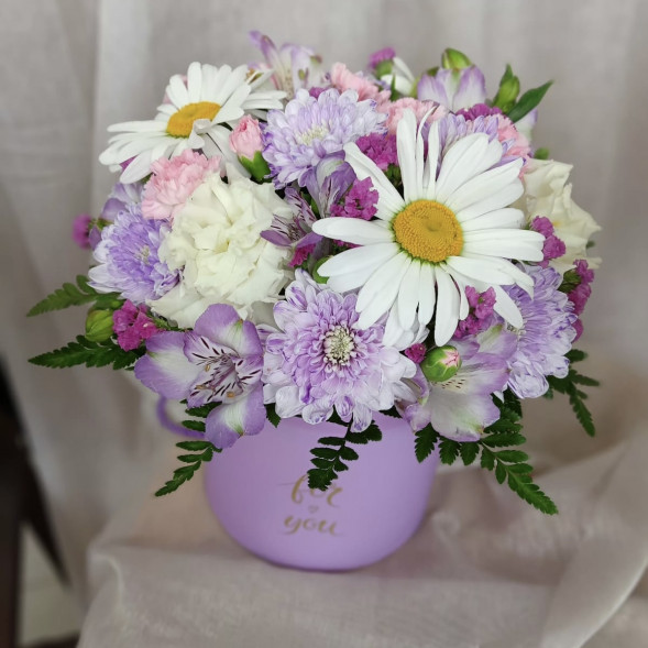 Композиция в коробке «Прекрасный день» в Старом Крыму