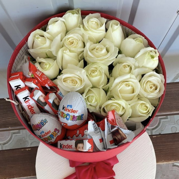 Коробка с киндерами «Сладкий вкус» в Старом Крыму