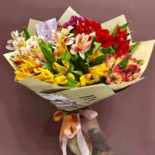 Букет 11 альстромерий в Старом Крыму
