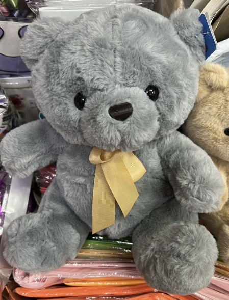 Плюшевый мишка тёмный 30-35 см. в Старом Крыму