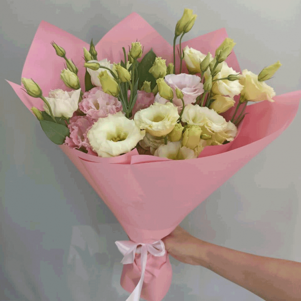 Букет 7 нежных эустом в Старом Крыму