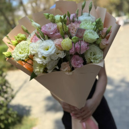 Букет из эустом Летнее утро