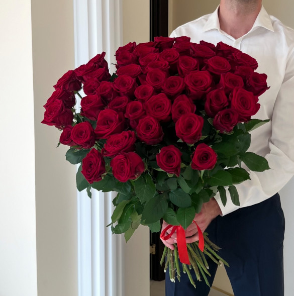 51 красная роза в Старом Крыму