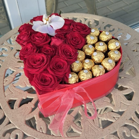 Букет Огненная страсть в Старом Крыму